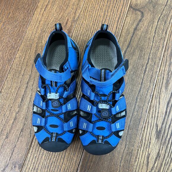 Keen Kids' Newport Neo H2 Hiking Sandals Blue/Black - Size 2 - Picture 3 of 9